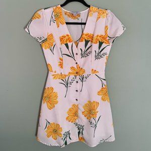 Floral Button Up Dress